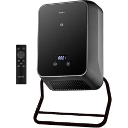 Bruno Κεραμικό Αερόθερμο Δωματίου Τοίχου Μαύρο 2000W