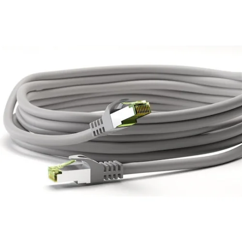 Goobay S/FTP Cat.8.1 Καλώδιο Δικτύου Ethernet 10m Γκρι 1τμχ