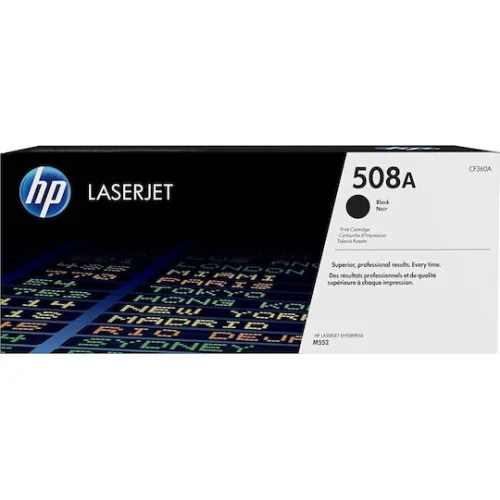 HP 508A Γνήσιο Toner Laser Εκτυπωτή Μαύρο 6000 Σελίδων (CF360A)