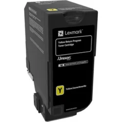 Lexmark 3K Γνήσιο Toner Laser Εκτυπωτή Κίτρινο Return Program 3000 Σελίδων (74C20Y0)