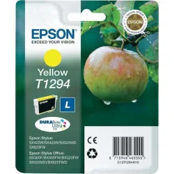 Epson T1294L Γνήσιο Μελάνι Εκτυπωτή InkJet Κίτρινο (C13T12944010 C13T12944011 C13T12944012)