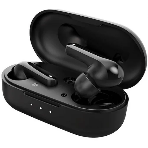 Haylou GT3 In-ear Bluetooth Handsfree Ακουστικά με Αντοχή στον Ιδρώτα και Θήκη Φόρτισης Μαύρα