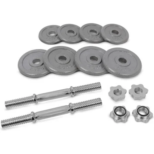 AMILA Αλτήρες Σετ 2x 10kg σε Βαλιτσάκι