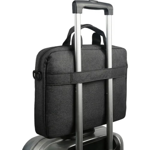 Lenovo Casual Toploader T210 Αδιάβροχη Τσάντα Ώμου / Χειρός για Laptop 15.6" σε Μαύρο χρώμα