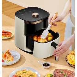 Deerma Air Fryer με Wi-Fi 3lt Μπεζ DEM-KZ30W