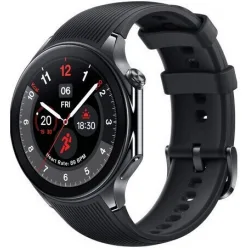 OnePlus Watch 2 Stainless Steel 47mm Αδιάβροχο με Παλμογράφο (Black Steel)