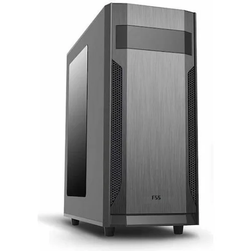 Supercase F55A Midi Tower Κουτί Υπολογιστή Μαύρο