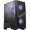 MSI PC CHASSIS MAG FORGE 100M BLACK, MIDI TOWER ATX, RGB LIGHTING, W/O PSU, Front: 2x 120mm RGB Fan, Rear: 1x 120mm Fan, 2YW