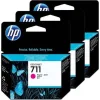 HP 711 Γνήσιο Μελάνι Εκτυπωτή InkJet Ματζέντα (CZ135A)