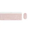 Logitech MK470 Ασύρματο Σετ Πληκτρολόγιο & Ποντίκι Αγγλικό US Ροζ