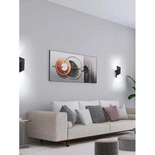 Powertech Επιτοίχιο Εξωτερικό Σποτ LED IP65 10W με Ψυχρό Λευκό Φως 10x10x28εκ.