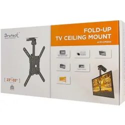 Brateck LCD-CM344 Βάση Τηλεόρασης Οροφής έως 55" και 20kg