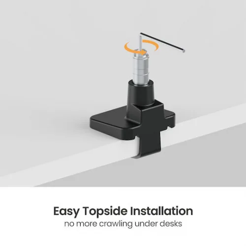 Brateck Βάση Γραφείου Οθόνης έως 57" με Βραχίονα (LDT95-C012UC)