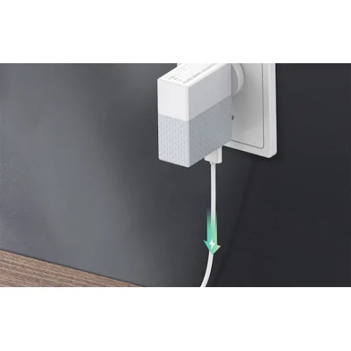 Ldnio Φορτιστής με Θύρα USB-A και Θύρα USB-C και Καλώδιο USB-C 65W Power Delivery / Quick Charge 3.0 Λευκός (A2620C)