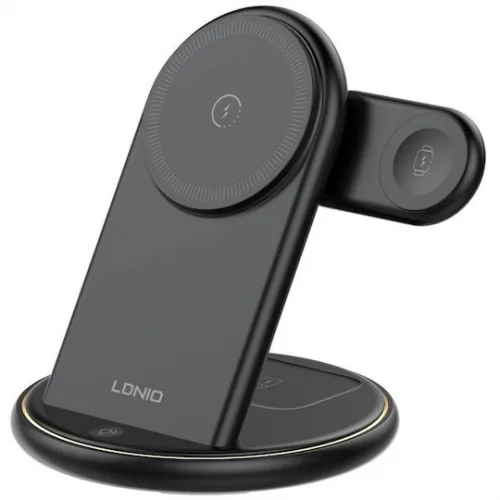 Ldnio Ασύρματος Φορτιστής (Qi Pad) 25.5W Power Delivery Μαύρος (WL02)