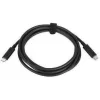 Lenovo USB 2.0 Cable USB-C male - USB-C 60W Μαύρο 1m (4X90U90619)