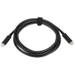 Lenovo USB 2.0 Cable USB-C male - USB-C 60W Μαύρο 1m (4X90U90619)
