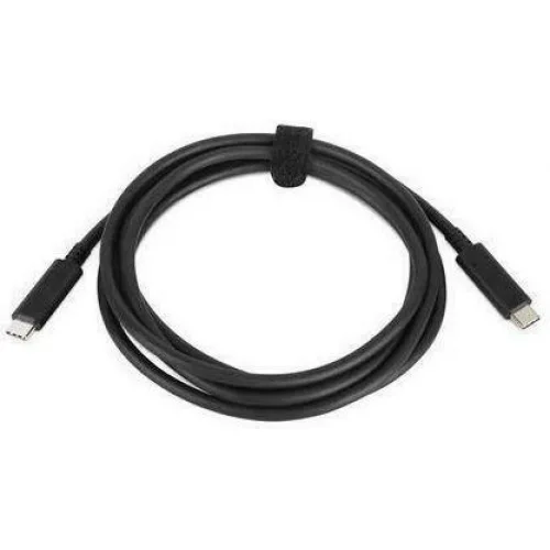 Lenovo USB 2.0 Cable USB-C male - USB-C 60W Μαύρο 1m (4X90U90619)