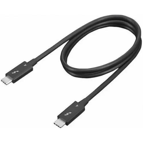 Lenovo USB 2.0 Cable USB-C male - USB-C 60W Μαύρο 1m (4X90U90619)