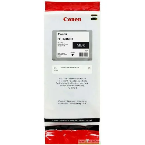 Canon PFI-320 Γνήσιο Μελάνι Εκτυπωτή InkJet Matte Μαύρο (2889C001)