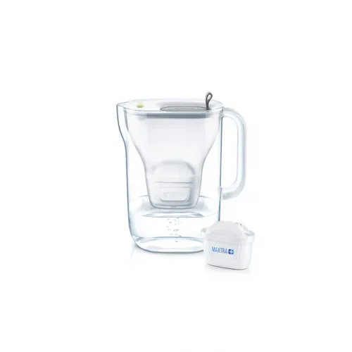 Brita Style Mxplus Κανάτα Σερβιρίσματος Πλαστική Grey με 1 Ανταλλακτικό Φίλτρο Maxtra PRO 2400ml