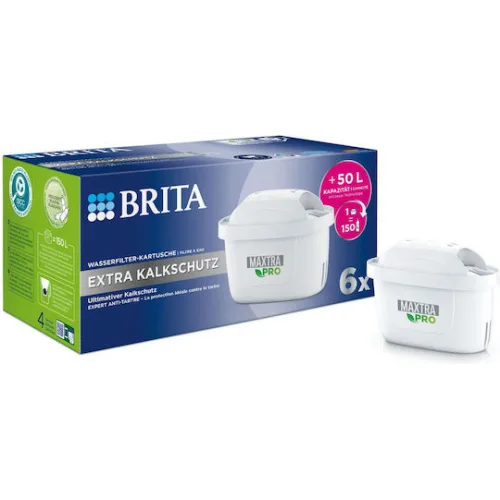 Brita Ανταλλακτικό Φίλτρο Νερού για Κανάτα Maxtra Pro Extra Lime Protection 6τμχ