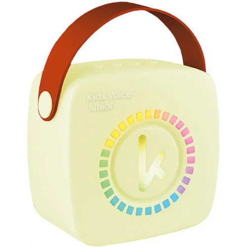 Kiddoboo Ηχείο Karaoke με Ασύρματο Μικρόφωνο και Εφέ Φωτισμού NikoletaTV σε Κίτρινο Χρώμα