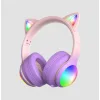 Kiddoboo Delulu Ασύρματα Bluetooth Over Ear Ακουστικά με 8 ώρες Λειτουργίας Ροζ