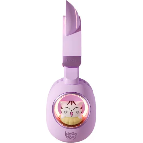 Kiddoboo Delulu Ασύρματα Bluetooth On Ear Ακουστικά με 6 ώρες Λειτουργίας Χρυσά