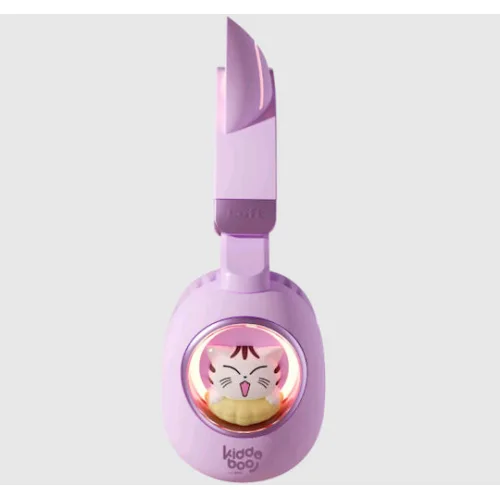 Kiddoboo Delulu Ασύρματα Bluetooth On Ear Ακουστικά με 6 ώρες Λειτουργίας Χρυσά