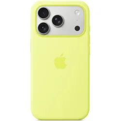 Apple Silicone Case with MagSafe Back Cover Σιλικόνης Neon Yellow (iPhone 17 Pro)
