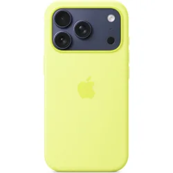 Apple Silicone Case with MagSafe Back Cover Σιλικόνης Neon Yellow (iPhone 17 Pro)