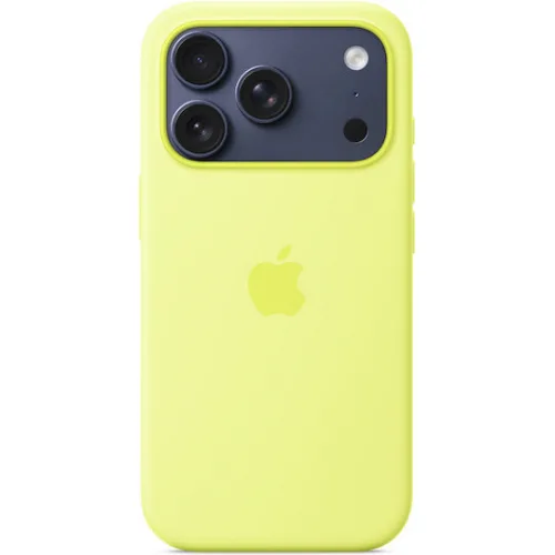 Apple Silicone Case with MagSafe Back Cover Σιλικόνης Neon Yellow (iPhone 17 Pro)