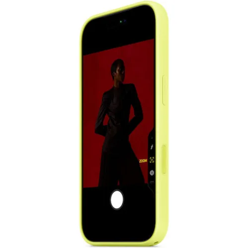 Apple Silicone Case with MagSafe Back Cover Σιλικόνης Neon Yellow (iPhone 17 Pro)