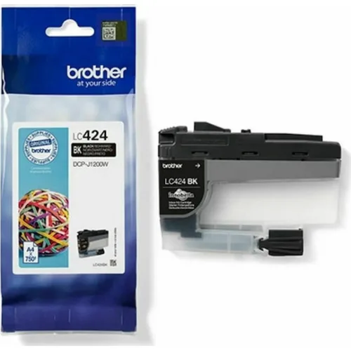 Brother LC-424 Γνήσιο Μελάνι Εκτυπωτή InkJet Μαύρο (LC-424BK)