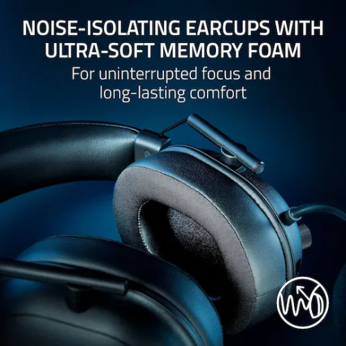 Razer BlackShark V2 HyperSpeed Ασύρματο Over Ear Gaming Headset με σύνδεση Bluetooth / USB