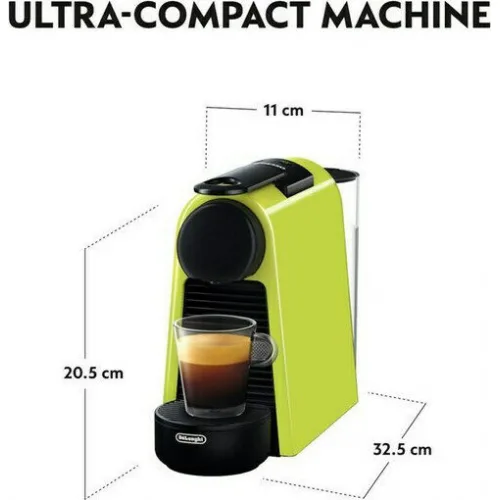 De'Longhi Essenza Mini Καφετιέρα για Κάψουλες Nespresso Πίεσης 19bar Lime