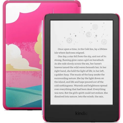 Amazon Kindle 2024 Kids Edition με Οθόνη Αφής 6" (16GB) Πολύχρωμο