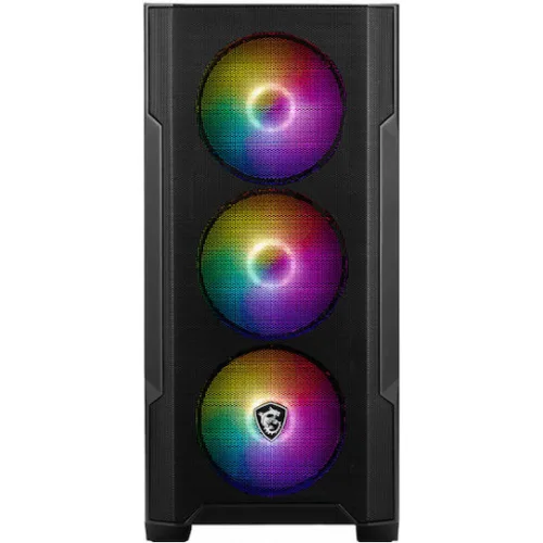 MSI MAG Forge M100A Gaming Micro Tower Κουτί Υπολογιστή με RGB Φωτισμό Μαύρο