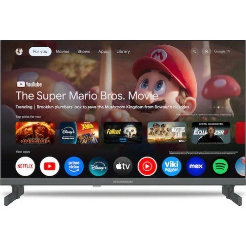 Thomson Smart Τηλεόραση 24" HD Ready QLED XS 12V HDR (2025) 24HQG3S15C