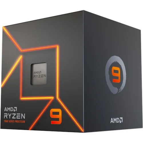 AMD Ryzen 9 7900 3.7GHz Επεξεργαστής 12 Πυρήνων για Socket AM5 σε Κουτί με Ψύκτρα