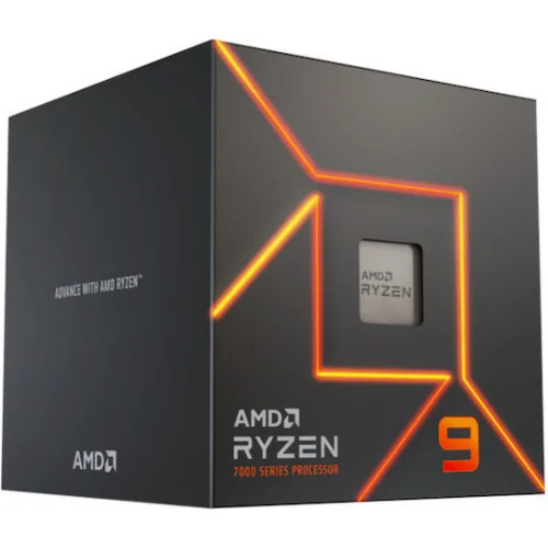 AMD Ryzen 9 7900 3.7GHz Επεξεργαστής 12 Πυρήνων για Socket AM5 σε Κουτί με Ψύκτρα