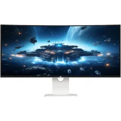 LG 40U990A-W.AEU Ultrawide HDR Curved Monitor 39.7" 5120x2160 με Χρόνο Απόκρισης 5ms GTG