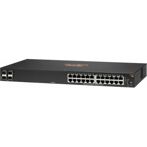 Aruba 6100 Managed L2 Switch με 24 Θύρες Gigabit (1Gbps) Ethernet και 4 SFP Θύρες