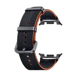 Samsung Λουράκι Υφασμάτινο Μαύρο (Samsung Galaxy Watch 8)