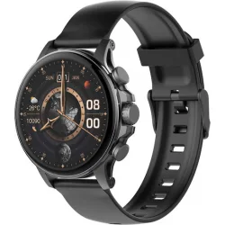 Ldnio SW01 Smartwatch με Παλμογράφο (Μαύρο)