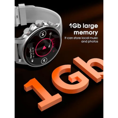 Ldnio SW01 Smartwatch με Παλμογράφο (Μαύρο)