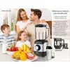 Bruno Μπλέντερ για Smoothies με Γυάλινη Κανάτα 1.8lt 1500W Inox BRN-0254
