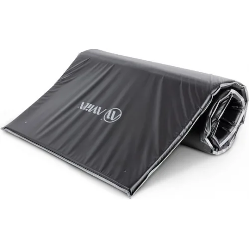 AMILA Στρώμα Γυμναστικής Yoga/Pilates Μαύρο (180x60x2.5cm)