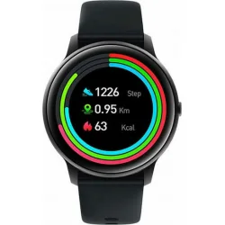 Imilab KW66 45mm Αδιάβροχο Smartwatch με Παλμογράφο (Μαύρο)